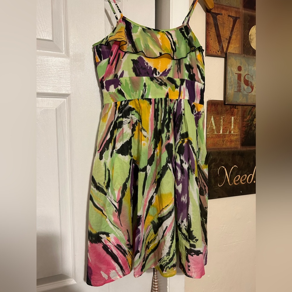 Mac & Jac Multicolored Dress…Gently worn.